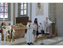 Feier der 1. Heiligen Kommunion in Sankt Crescentius (Foto: Karl-Franz Thiede)